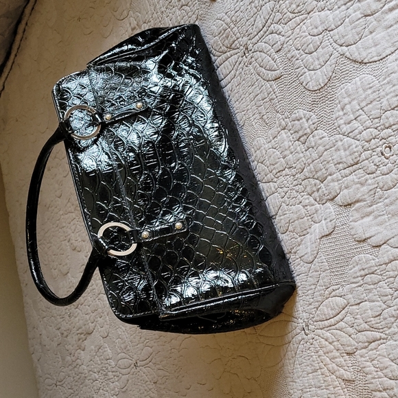 Guess black large patent bag - Picture 3 of 7